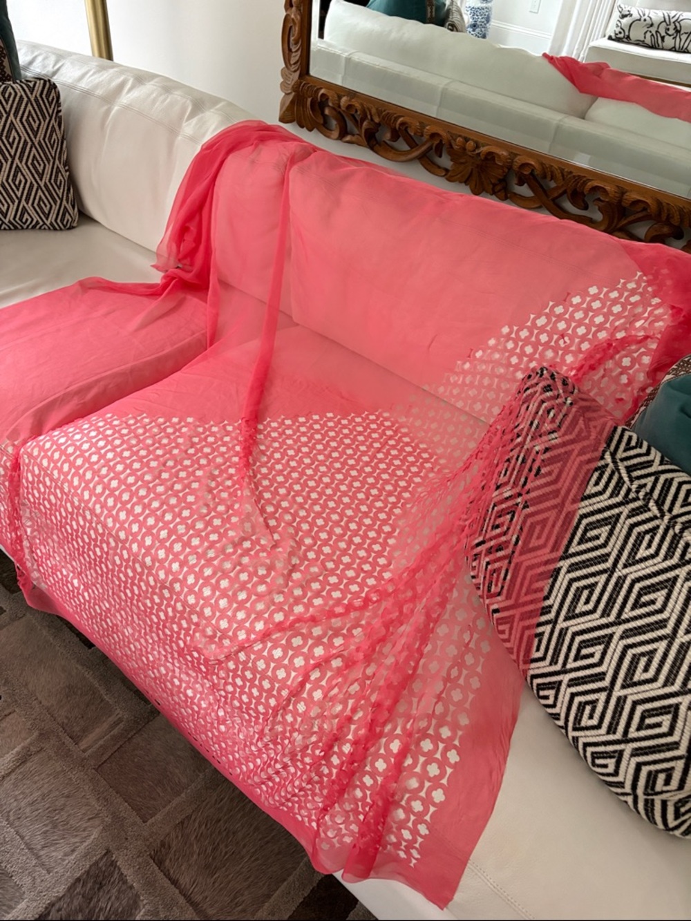 🧣 4 Scarf Bundle Pinks and Corals - Picture 7 of 10
